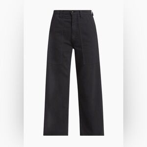 MOTHER Quartet Breaker Flood Pants in Black - Size 24